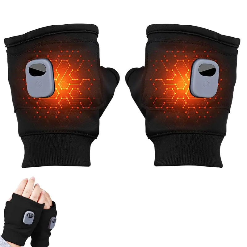 Fingerless Heated Gloves
